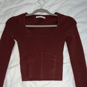 Abercrombie & Fitch Knit Corset top